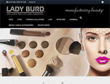 Tablet Screenshot of ladyburd.com